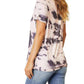 Double Take - Bohemian Tie-dye V-neck Tee