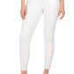 KUT from the Kloth Donna Fab Ab High Waist Raw Hem Ankle Skinny Jeans in Optic White, Size 4