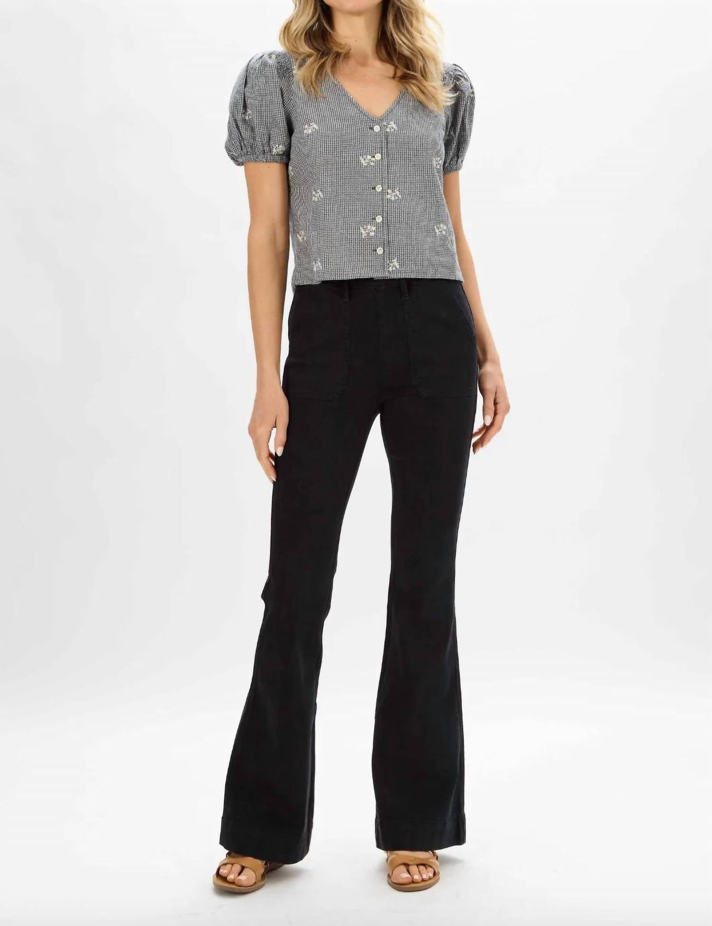 Judy Blue - High Waist Pull On Trouser Jeans