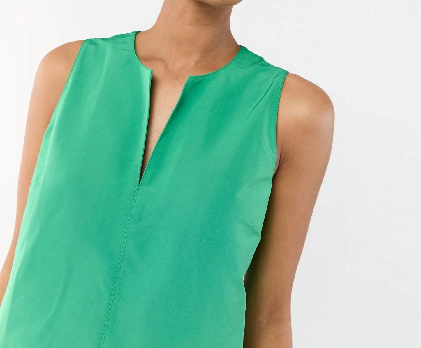 Ann Mashburn - Split-Neck Gia Shell Top