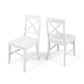 Plethora Dining Chair With X-Shaped Back (Set of 2)
