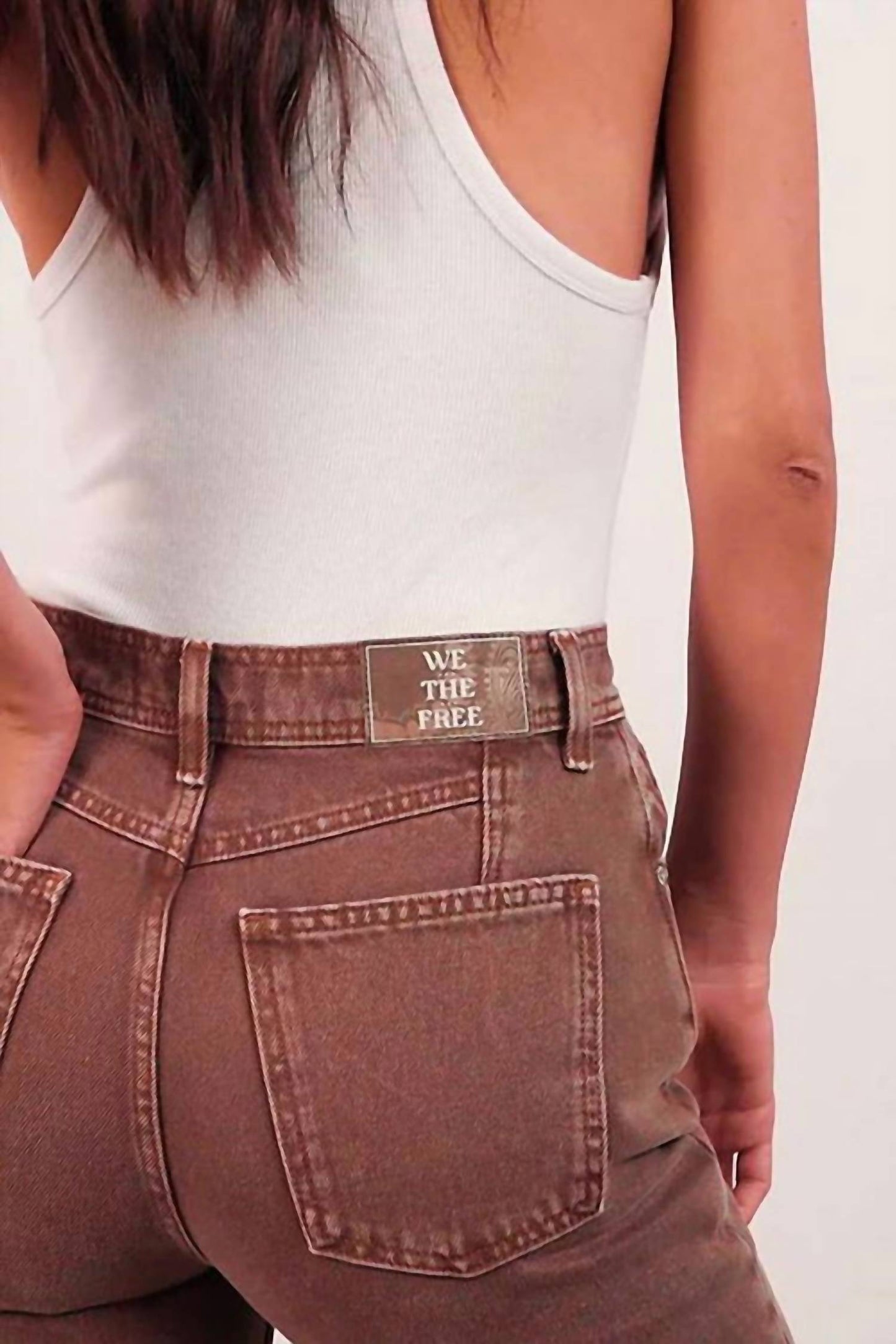 Free People - Xena Slim Straight Denim Jeans