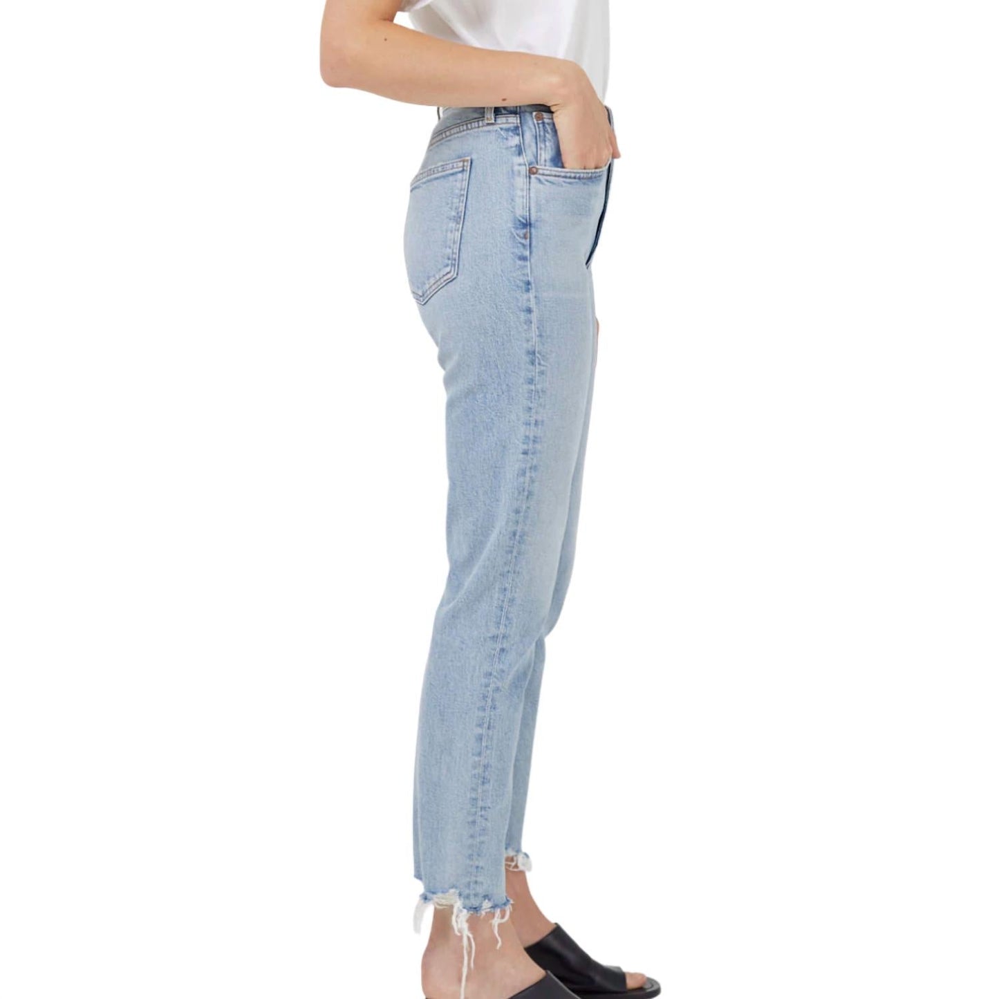 Agolde - Women's Merrel Mid Rise Straight Jean