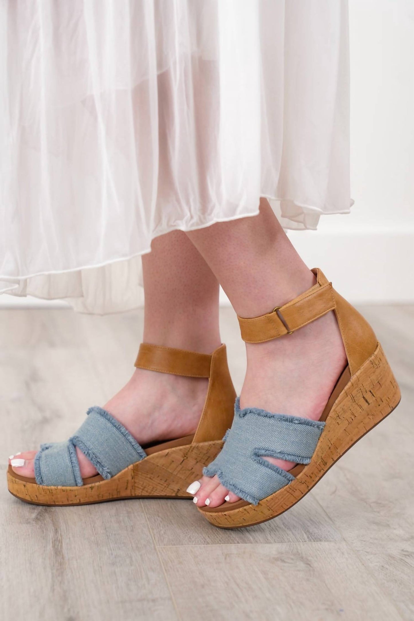 Corkys Footwear - Women's Rom Com Cork Wedge Sandal