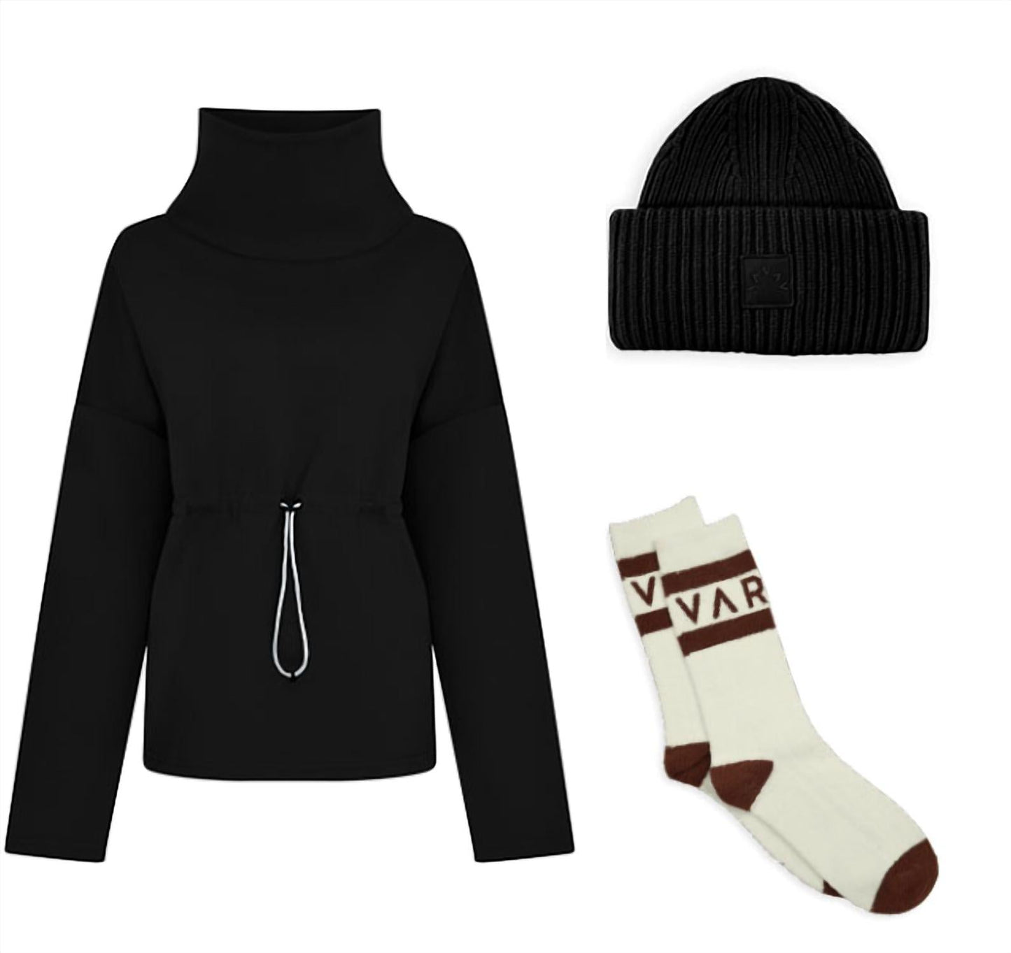 Varley - Barton Top, & Cresta Beanie, & Spencer Socks Giftbox Set
