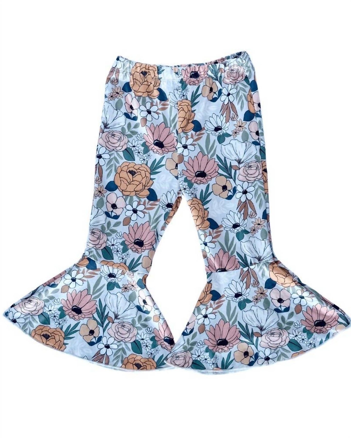 Bailey'S Blossoms - Lina Pleated Bell Bottoms