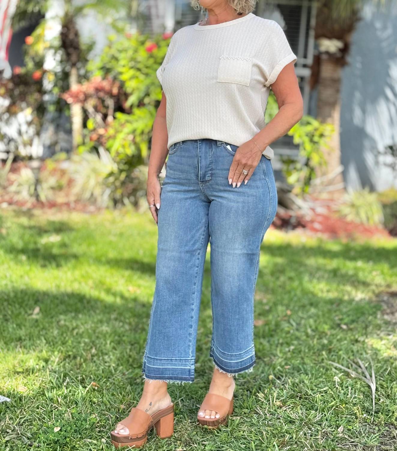 Judy Blue - High Rise Cropped Tummy Control Jeans