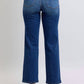 Judy Blue - Mid Rise Side Seam Straight Jeans