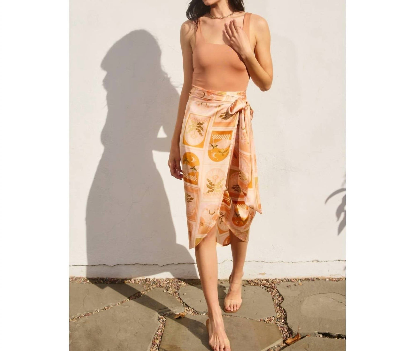 Dress Forum - Golden Sahara Midi Skirt