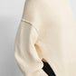 Theory - WOMEN'S COTTON CHAINETTE CHUNKY SLIT SWEATER