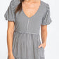 Lovestitch - Gingham Puff Sleeve Midi Dress