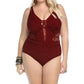 Becca - Play Sheer Cut Out One Piece Swimsuit - Plus