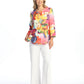 Jess & Jane - Cancun Round Neck 3/4 Sleeve Top