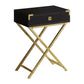 Accent Side Table with Storage Drawer