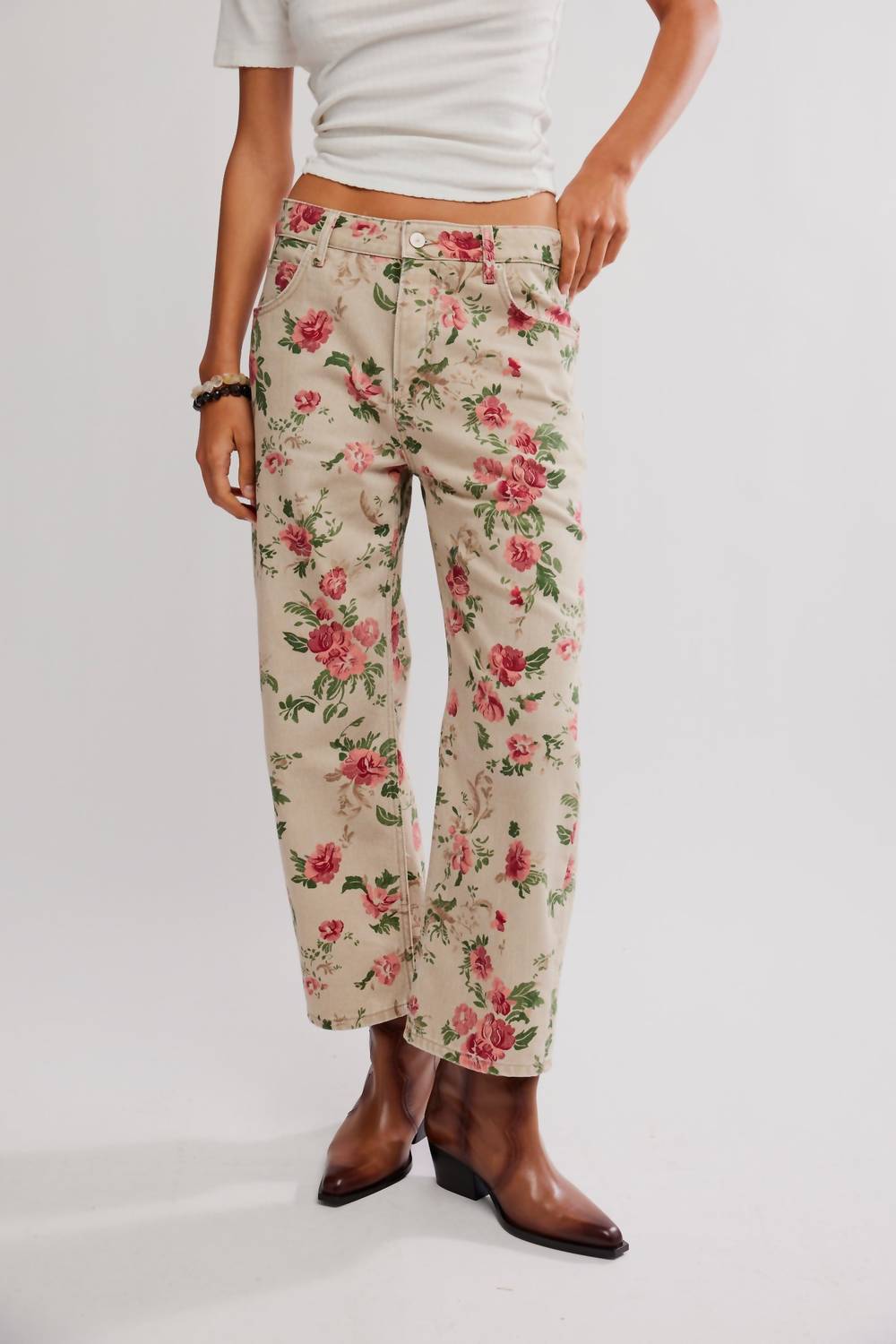 Free People - Deep Trance Printed Jean