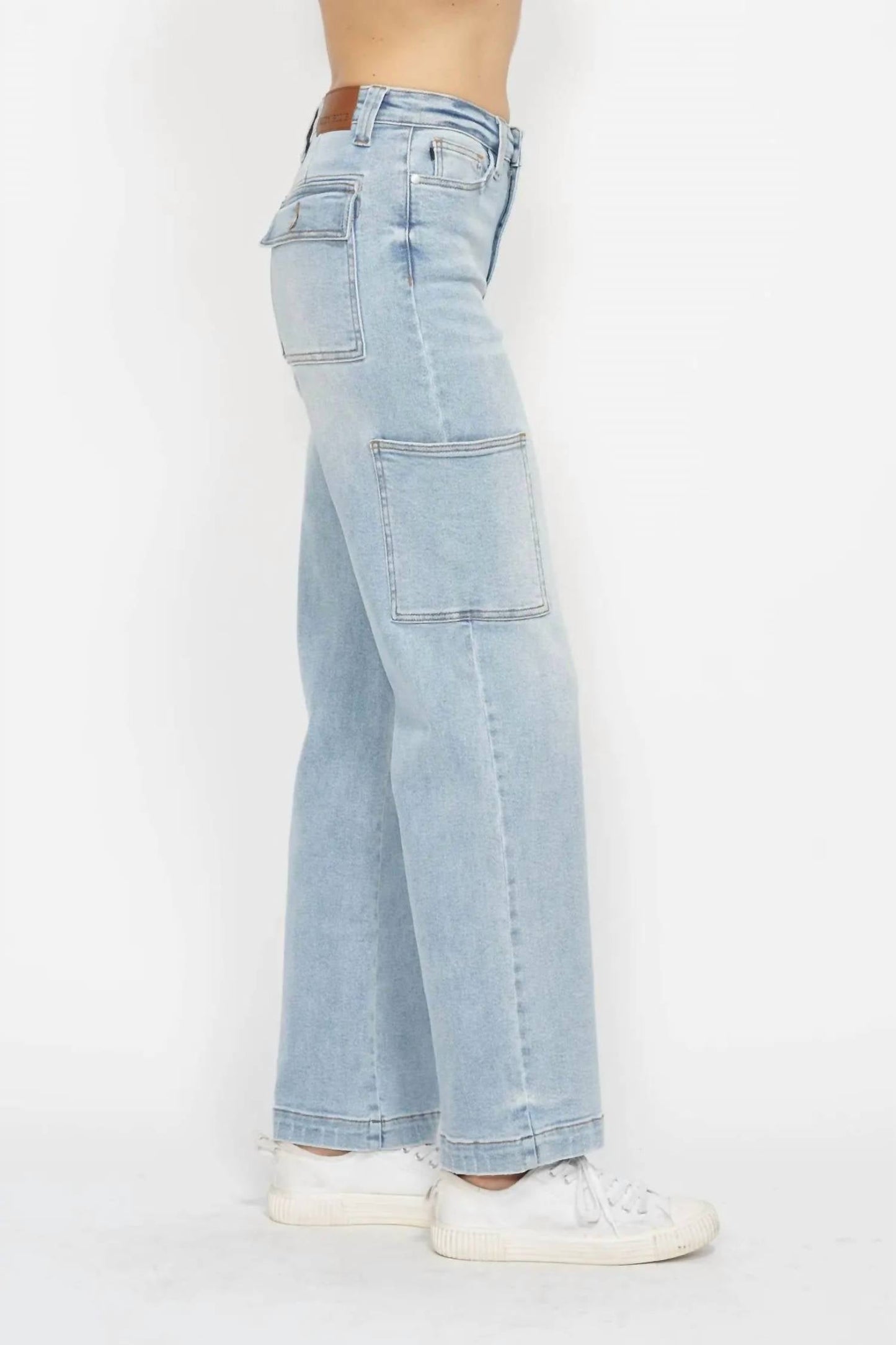 Judy Blue - High Waist Cargo Wide Leg Jean