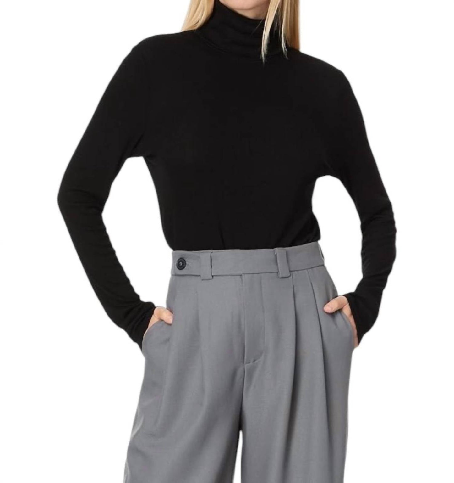 Michael Stars - Tara Turtleneck Tee