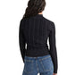 Steve Madden - Pamela Metallic Cable-knit Sweater