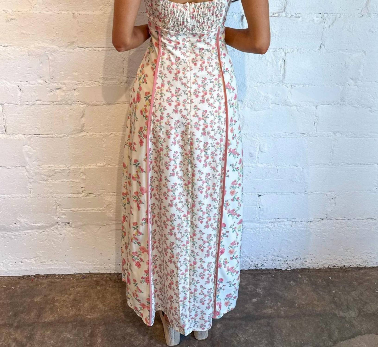 Main Strip - Dusty Patchwork Maxi Dress