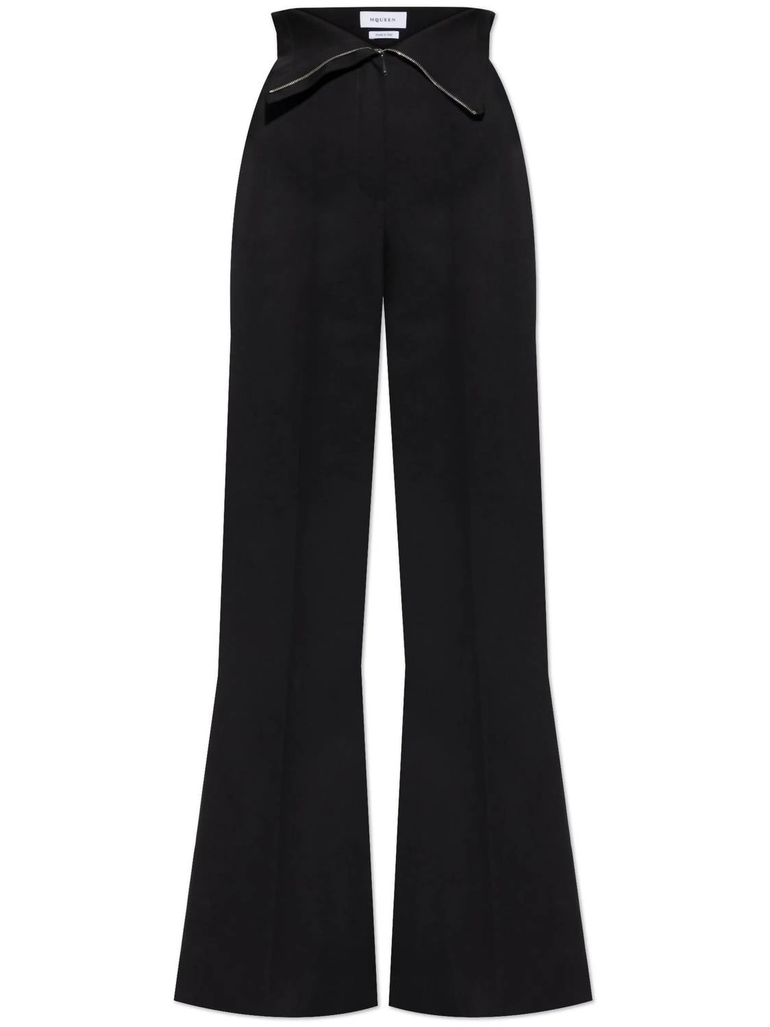 Alexander Mcqueen - Women Fold Over Tailored Trouser