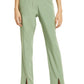 4th & Reckless Roland Split Front High Waist Trousers in Green, Size X-Small