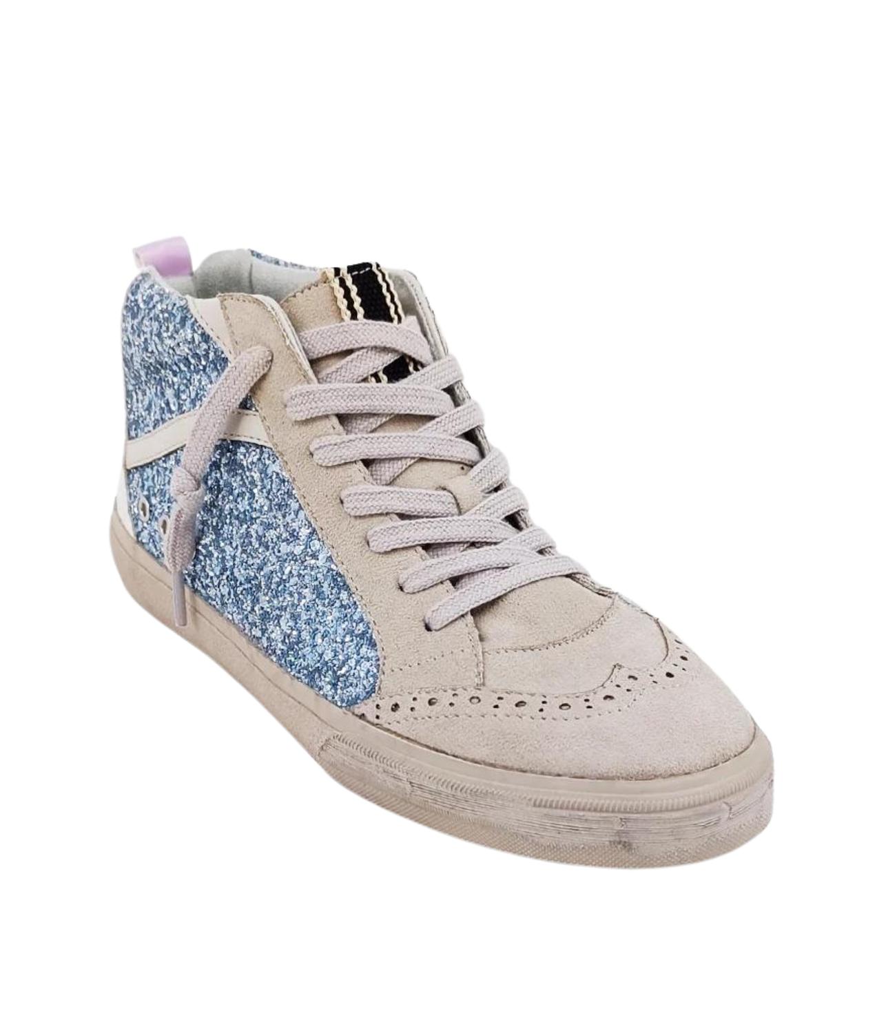 Shu Shop - Women's Riley Sneaker with Lilac Stars