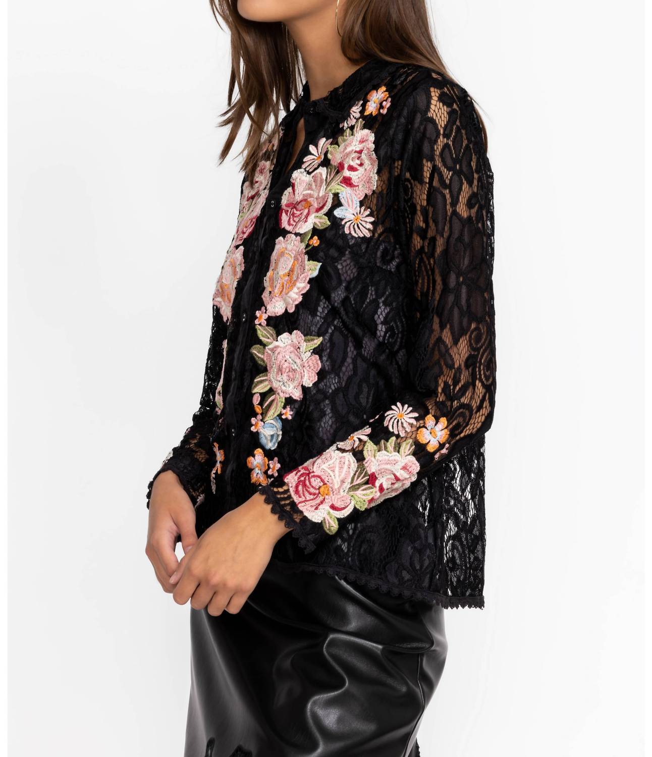 Johnny Was - Veronne Lace Blouse