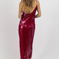 2.7 August Apparel - Cosmo Sequin Midi Dress