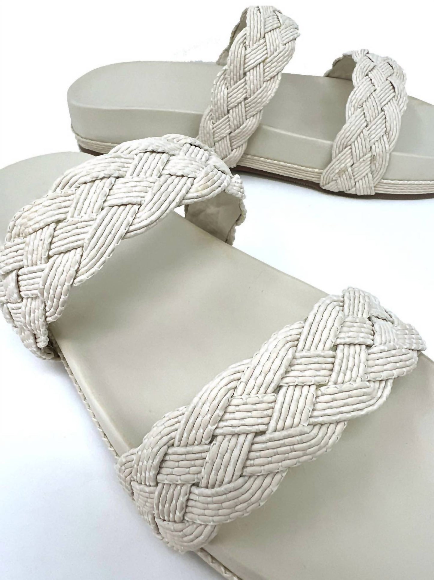 Coco Indigo - Women's Montezuma Braided Slide Sandal