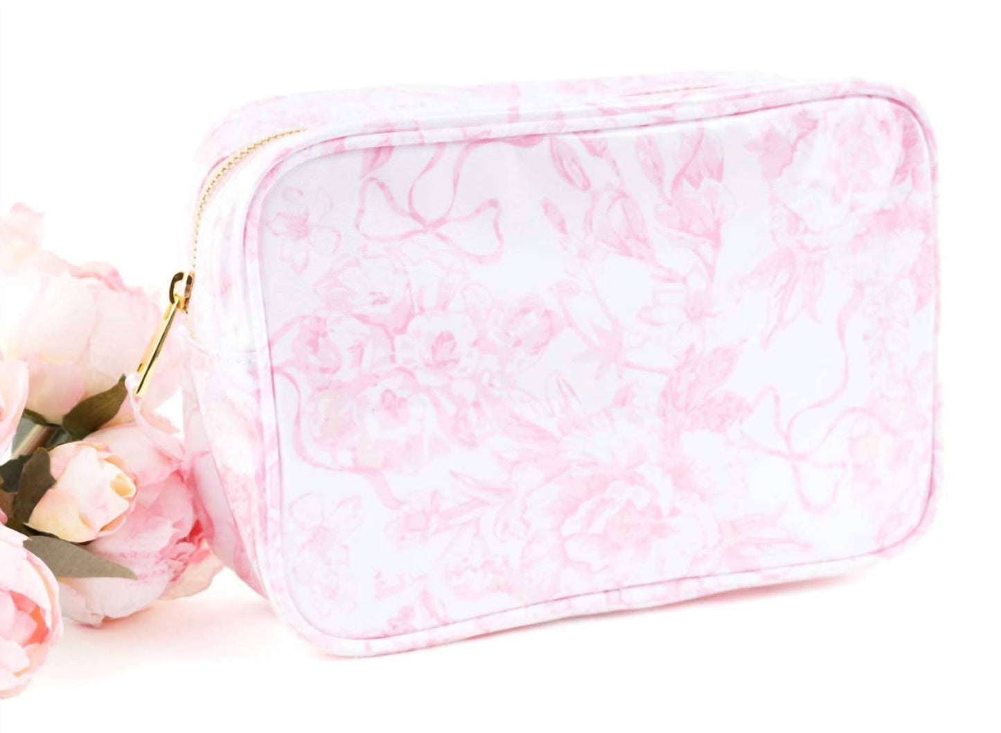 8 Oak Lane - Women's Clear Coated Rectangular Cosmetic Case