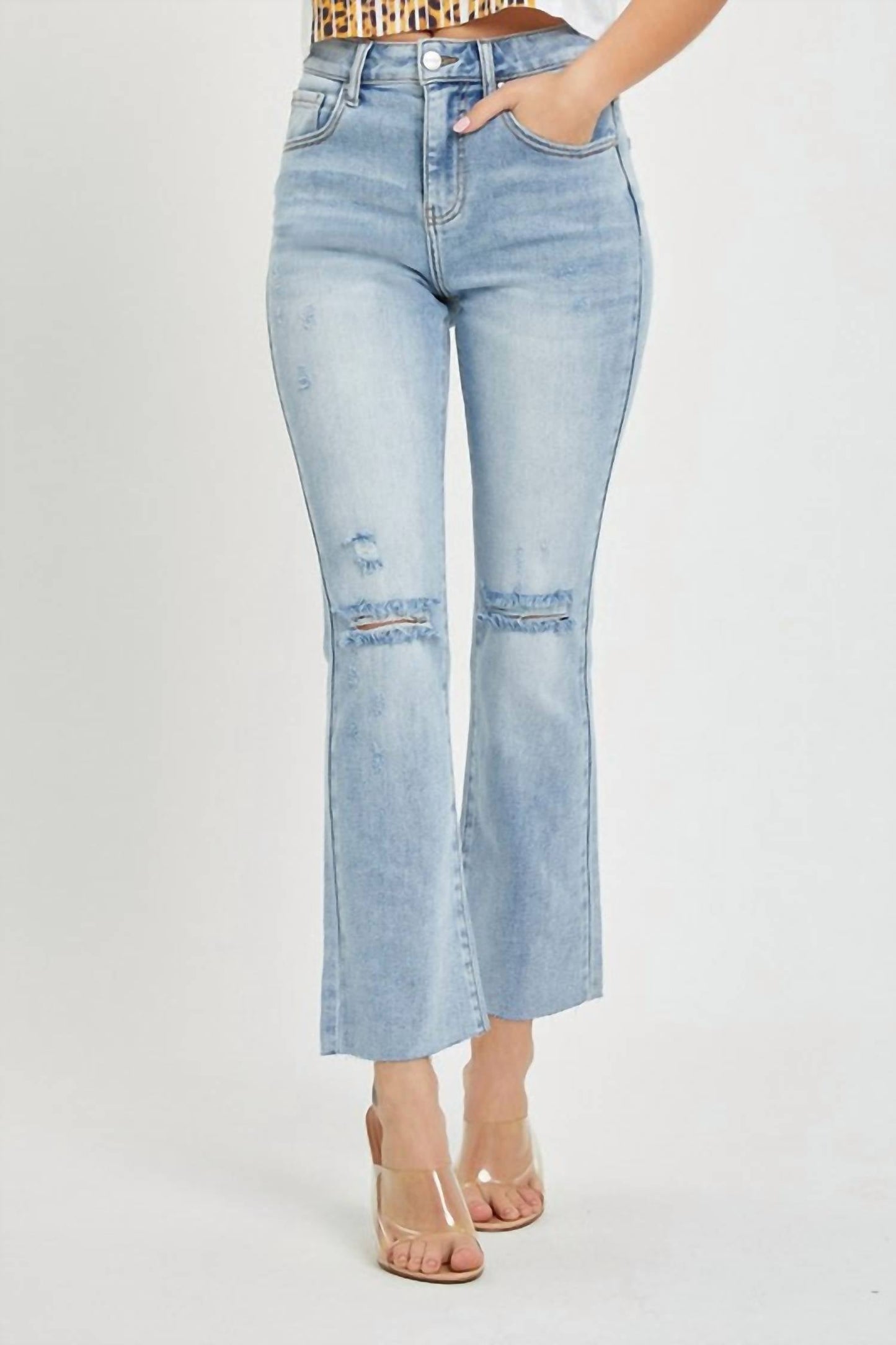 Risen - Paxton High Rise Straight Leg Jean