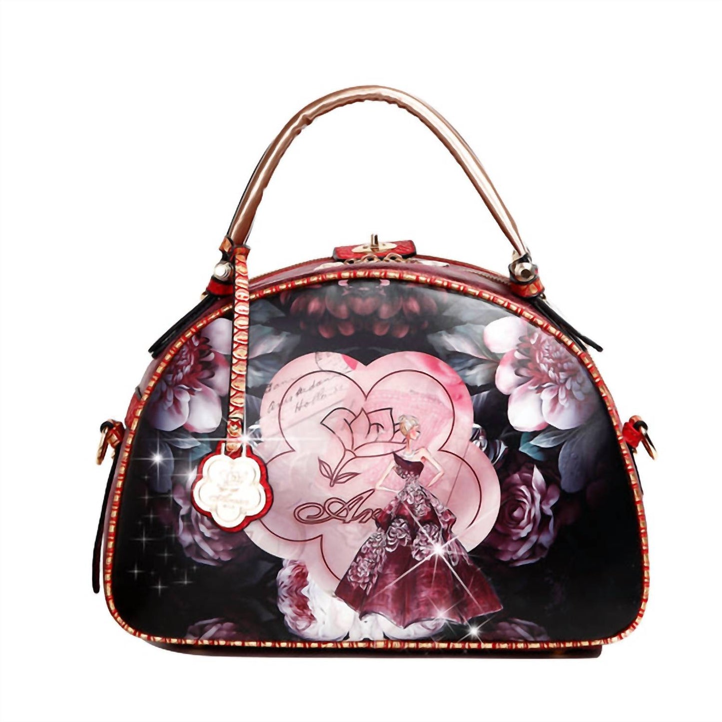 Brangio - Women's Arosa Artistic Bowler Handbag