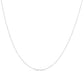 .925 Sterling Silver 0.7mm Slim and Dainty Unisex 18" Inch Ball Bead Chain Necklace