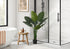 44" Tall, Artificial Plant, Bird Of Paradise Tree, Indoor, Faux, Fake, Floor, Greenery, Potted, Decorative - Green / Black
