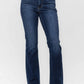 Judy Blue - High Waist Vintage Frayed Hem Bootcut Jean