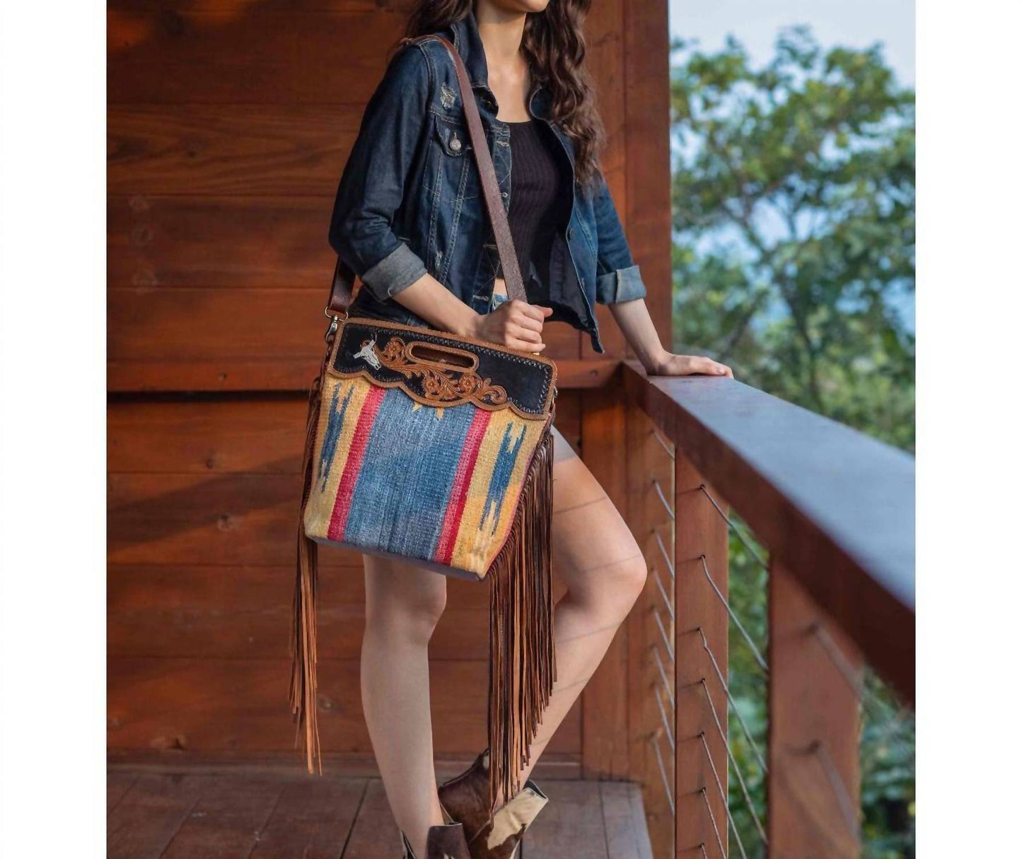 Myra Bags - Women's Stream Hand Tooled Bag