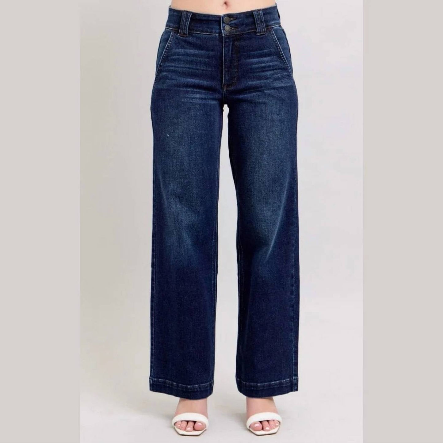 Judy Blue - High Waist Wide Leg Jeans