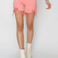 Risen - High Rise Distressed Denim Shorts