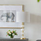 13x13x26 Marble Table Lamp