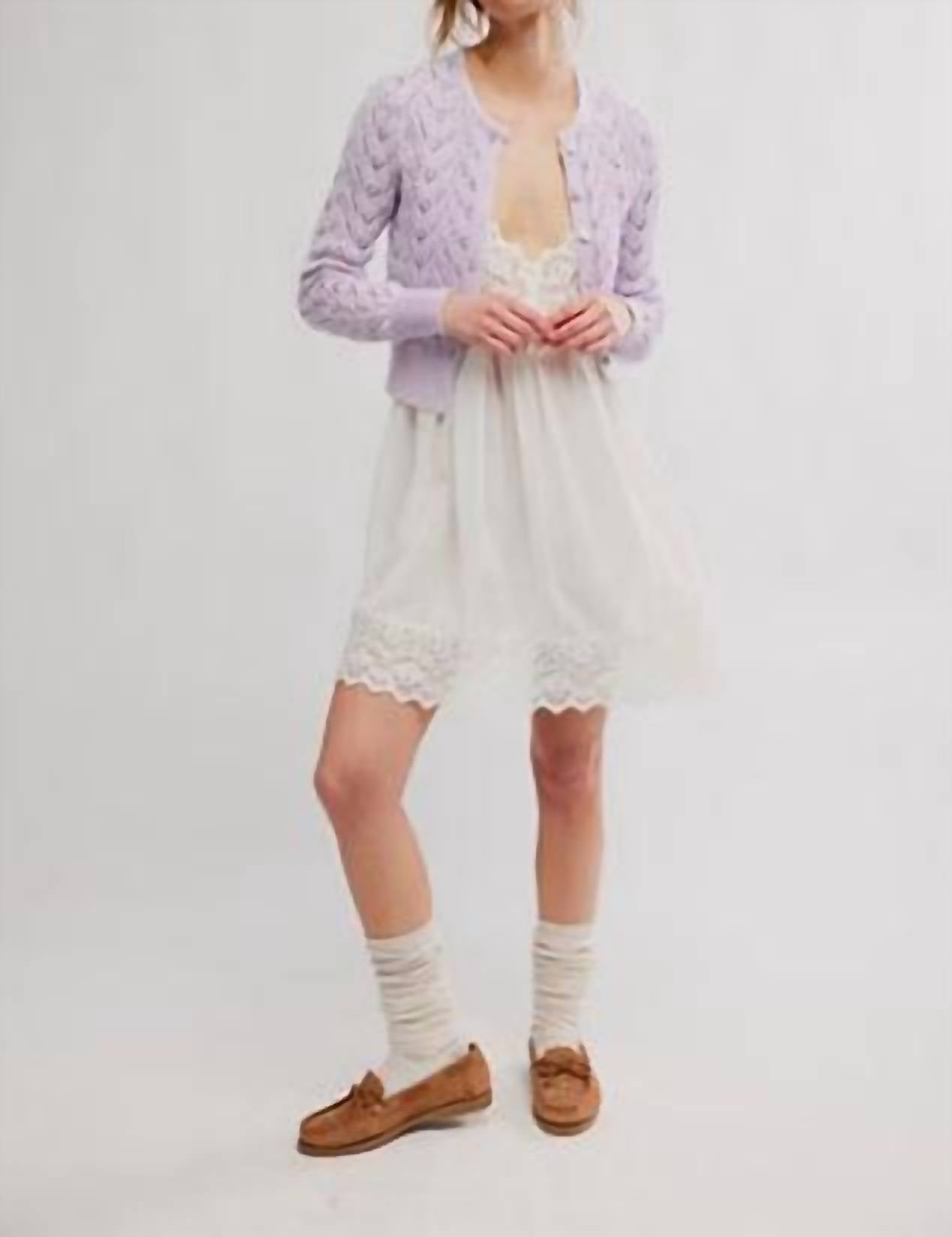 Free People - Pretty In Pointelle Cardigan