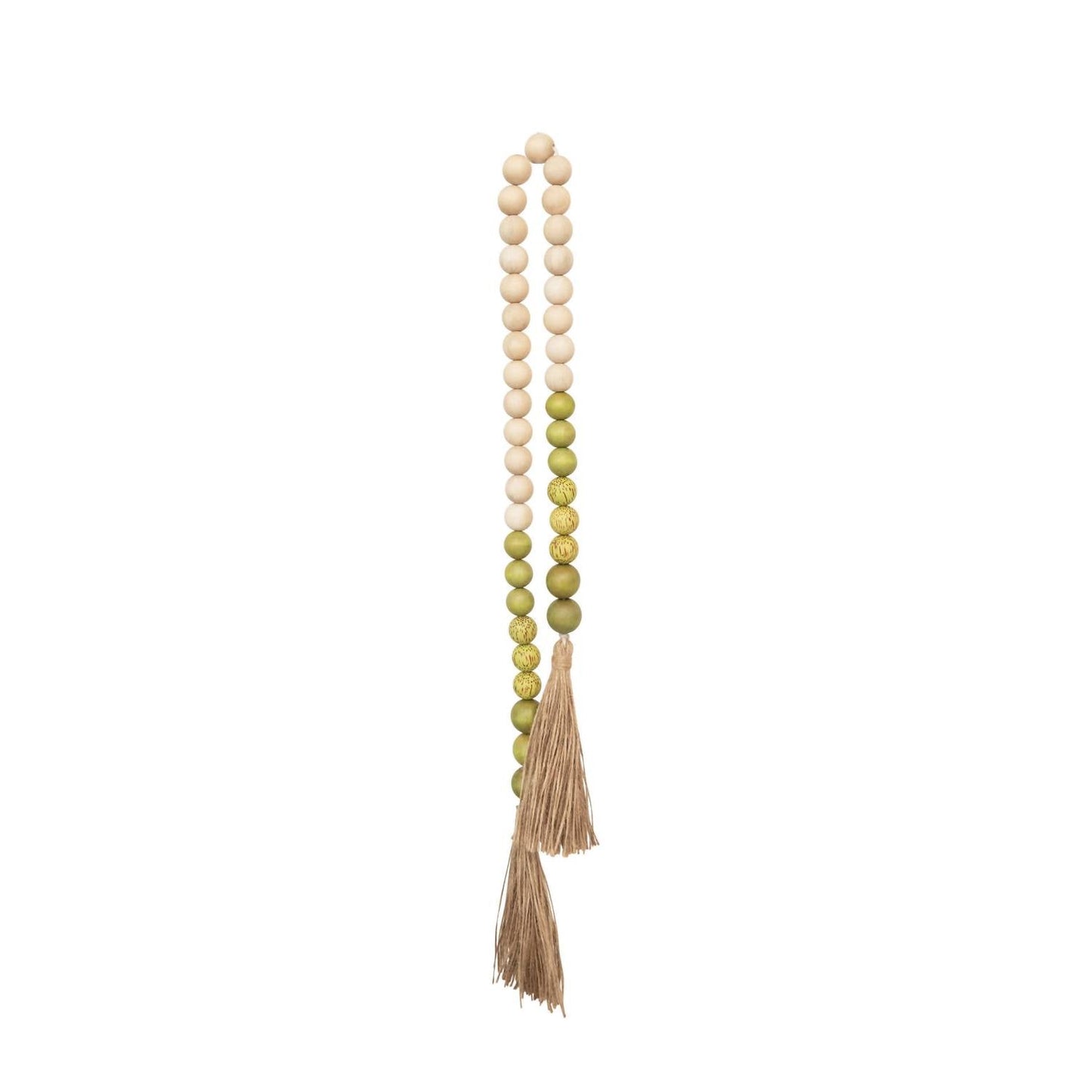 Creative Co-Op - Wood and Coco Shell Bead Garland