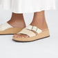 Birkenstock - Women's Almina Natural Leather Sandal - Medium/Narrow