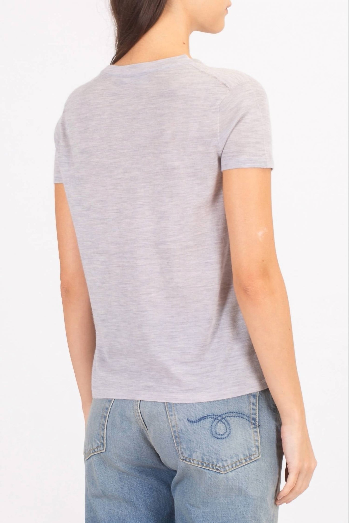 Arch4 Cashmere - Shia Short-sleeved Jersey T-shirt
