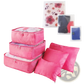 9 Piece Water Resistant Travel Packing Cube and Organizer Set