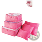 9 Piece Water Resistant Travel Packing Cube and Organizer Set
