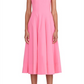STAUD Wells Stretch Cotton Dress Plumeria Pink Size 4