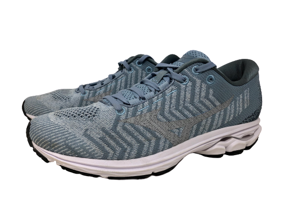 Mizuno Women's Wave Rider 23 Waveknit Running Shoes Blue Size 6 B(M) Us