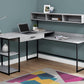 L-Shaped Corner Computer Desk with Storage Drawers