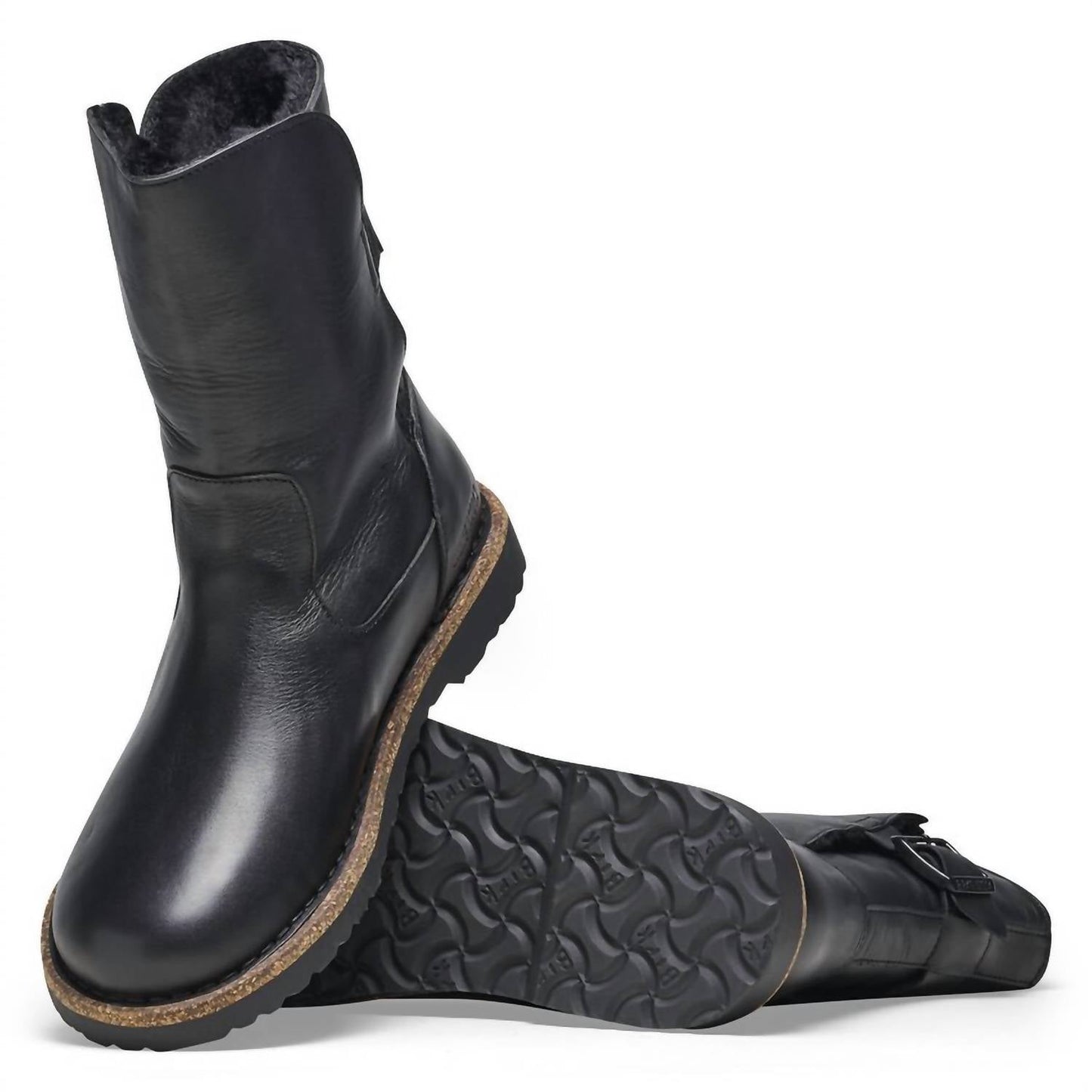 Birkenstock - Uppsala Leather Shearling Boots - Regular/Wide