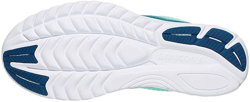 Saucony महिला किंवारा 11 रनिंग शूज़ एक्वा/ब्लू साइज़ 5.5 B(M) US